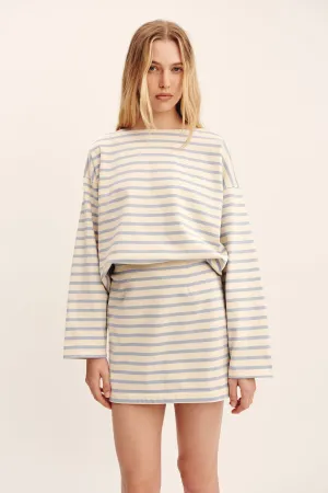 SEDGEWICK SKIRT - SKY STRIPE