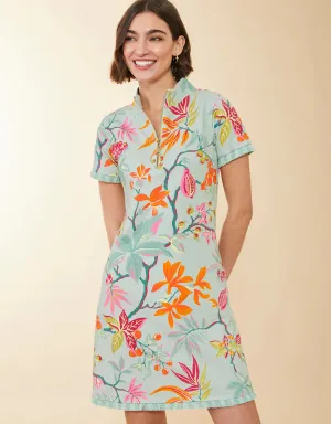 Spartina Serena Fringe Richmond Hill Honeysuckle Seafoam Dress