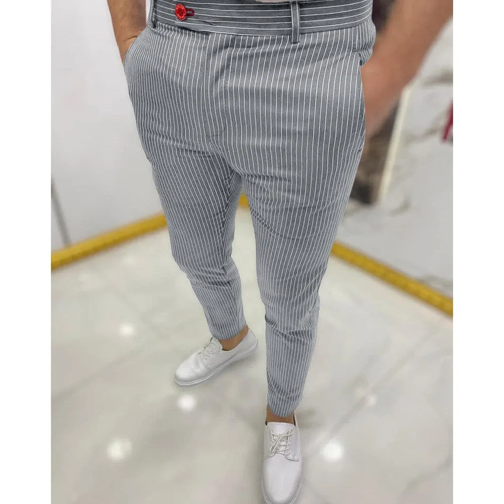 Striped Casual Pants