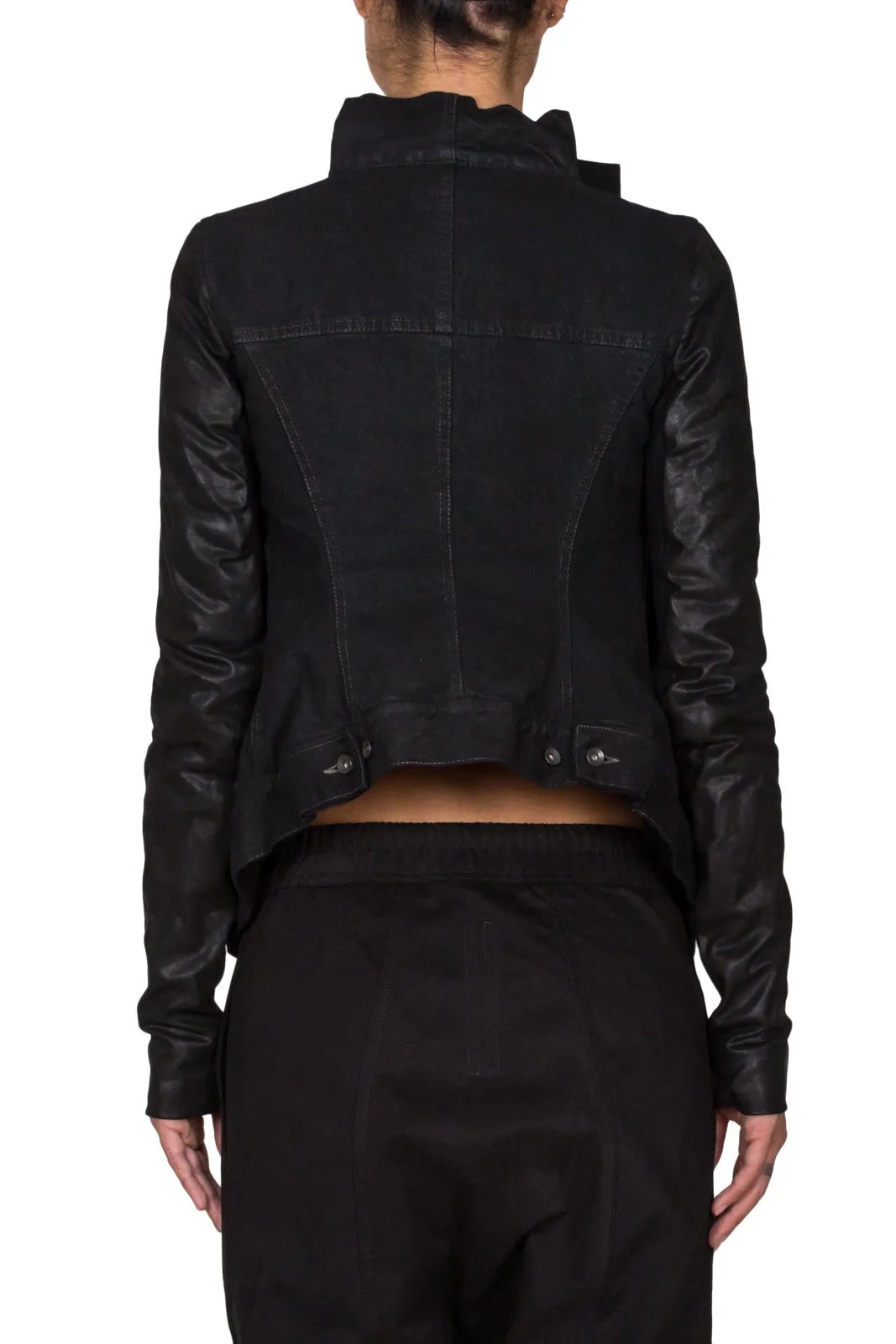 Wide Collar Fitted Jacket