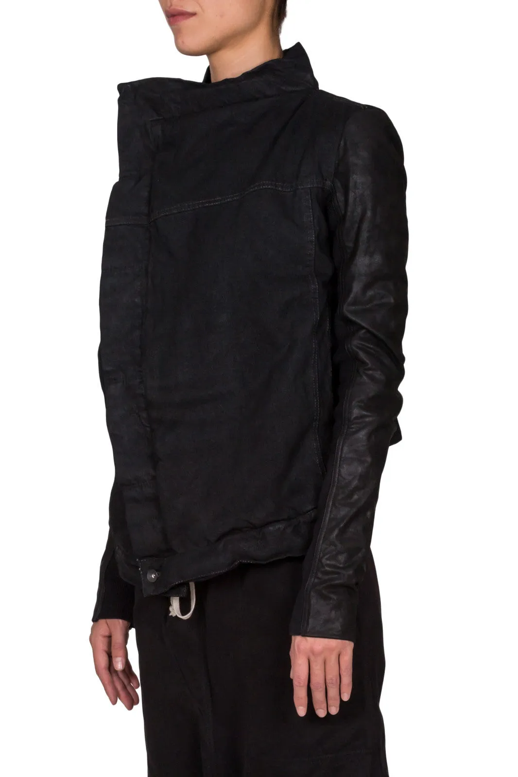 Wide Collar Fitted Jacket