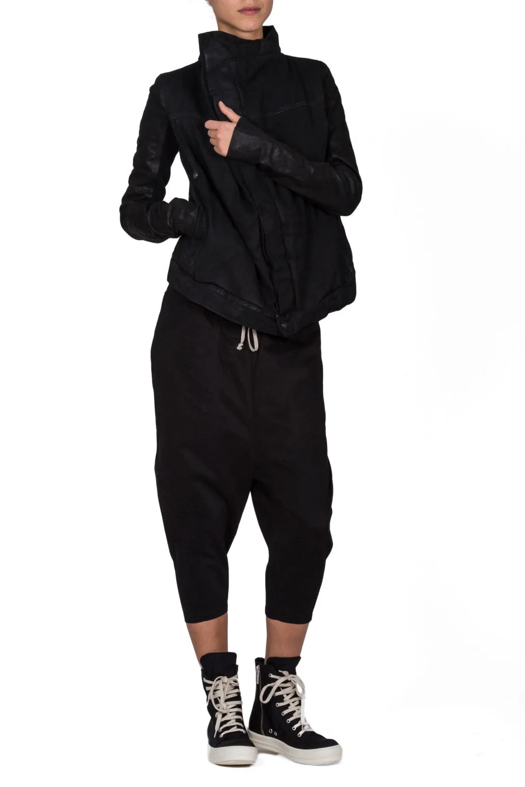 Wide Collar Fitted Jacket