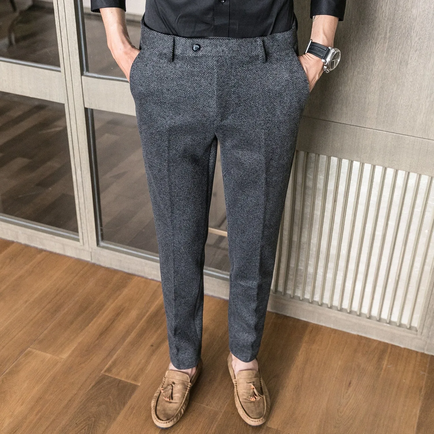 Woolen Formal Suit Pants