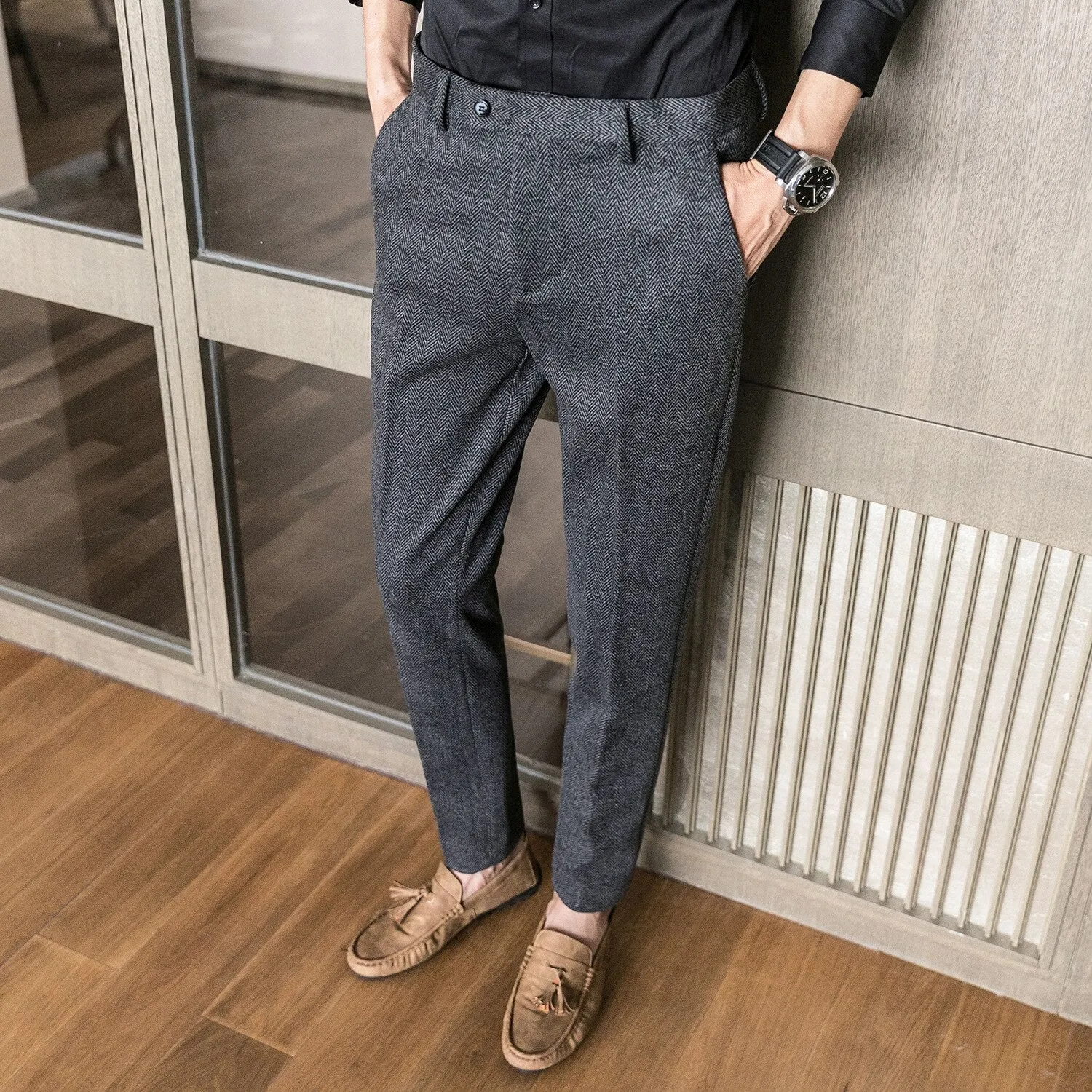 Woolen Formal Suit Pants