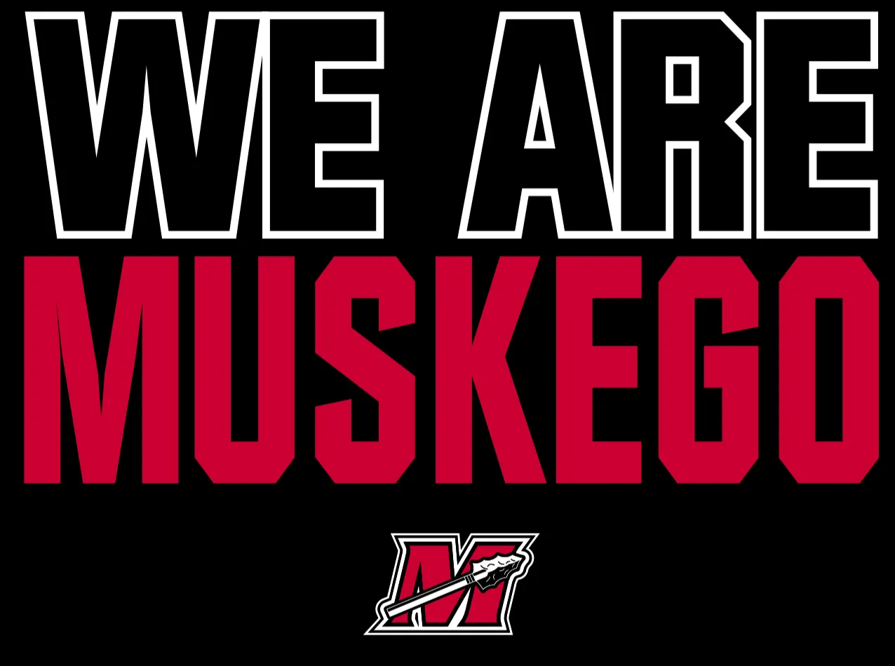 Youth Recruit "We Are Muskego" Black Performance Hoodie